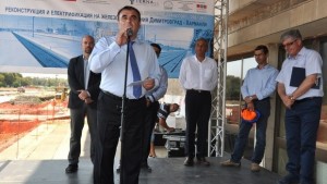 С церемония на гара Симеоновград отчитат завършване на жп участъка
