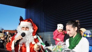 Дядо Коледа дойде в Лудогорец посрещнаха го деца и шампиони