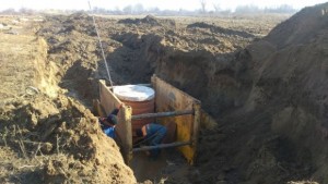 Ремонтират колектора на село Мосомище