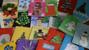 Деца от Община ГОряховица изработиха Коледните картички за институциите