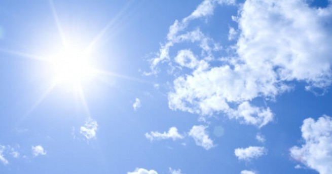 Днес ще е предимно слънчево с временни увеличения на облачността