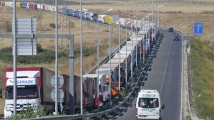 10 км колона на Капитан Андреево