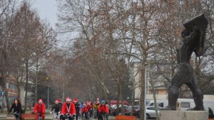 Коледа на колела в Разград днес