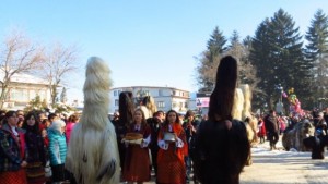 Фолклорната певица Радостина Паньова на Нова година в Банско