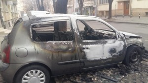 Автомобил изгоря в Стара Загора