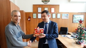 Слави Михайлов с благодарност към БДЖ Пътнически превози