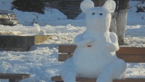 Снежни фигури ще красят Смядово до края на зимата