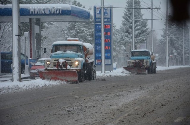 Зимна обстановка в Община Враца към 12 часа