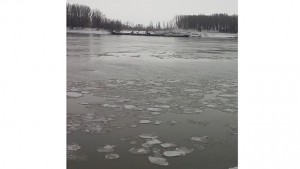 Ледени късове в Дунав