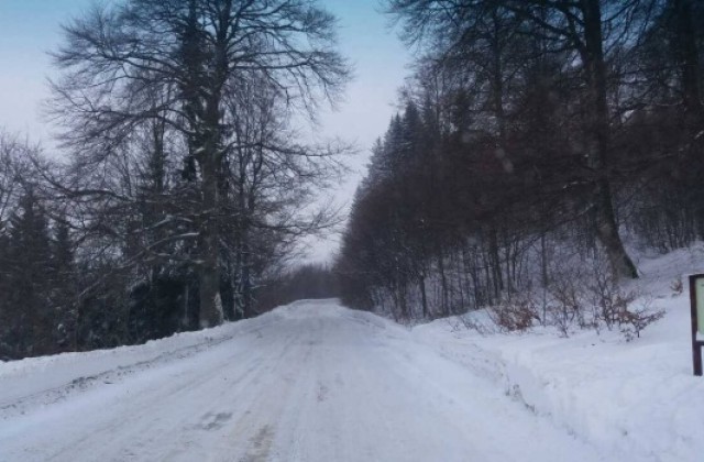 Добре изчистен път за Осогово, започна да вали нов сняг