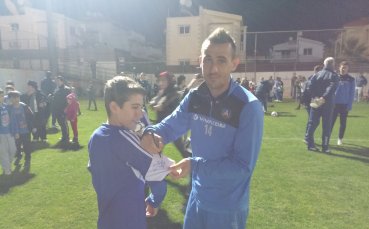 Детската емоция от срещата с Левски в Кипър