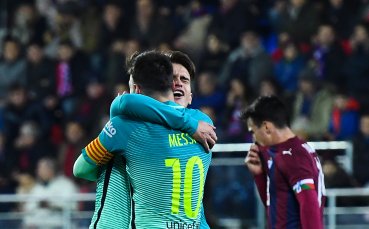 Барса обърса четири шамара на Ейбар, но даде жертви