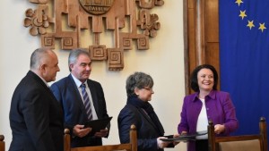 Премиерът Борисов дойде за подписването на Договора за Водния цикъл
