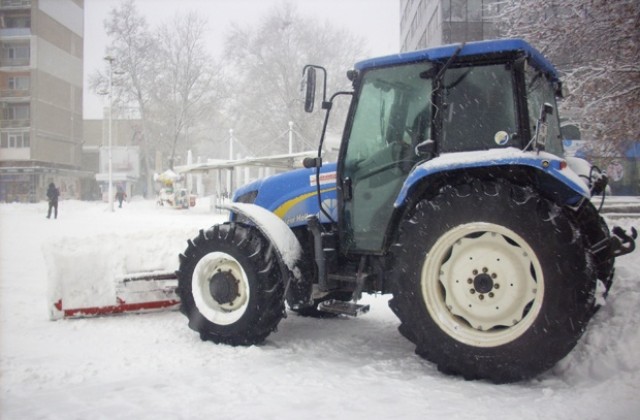 Общината организира извозване на сняг