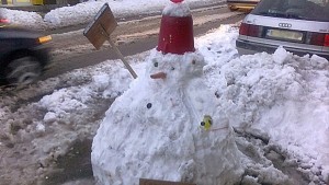 Уъркшоп за правене на снежен човек в Димитровград
