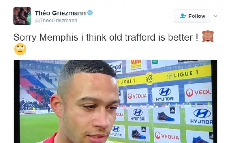 Гризман с любопитен намек към Ман Юнайтед