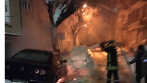 Горяха коли на Титан Хасково тази нощ