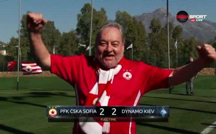 Страстен фен на ЦСКА плътно зад отбора в Испания