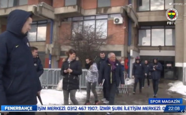 Нападение със снежни топки във Фенербахче, Обрадович пострада