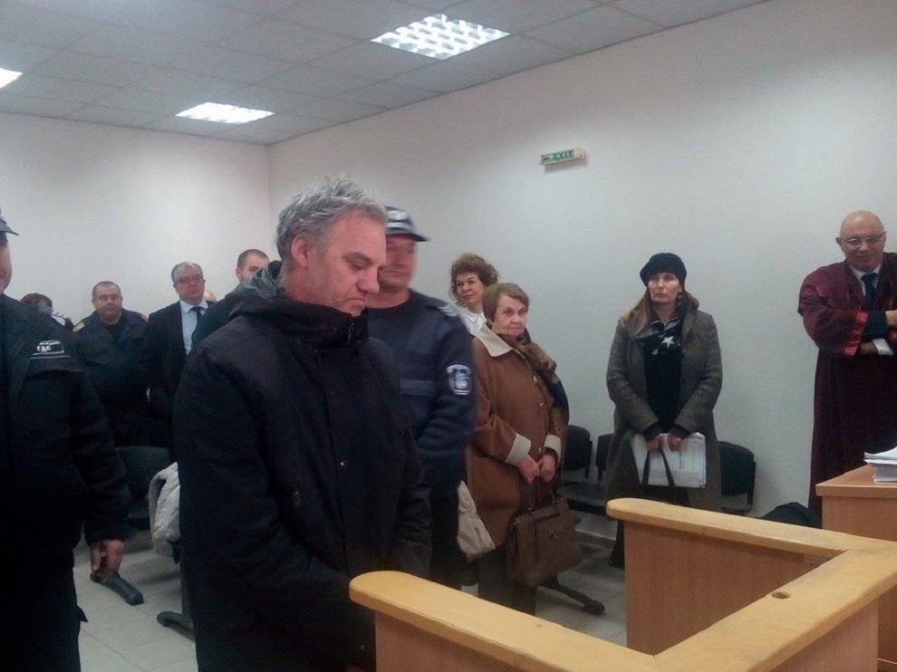 Обвиняемият Любомир Данчев в съда