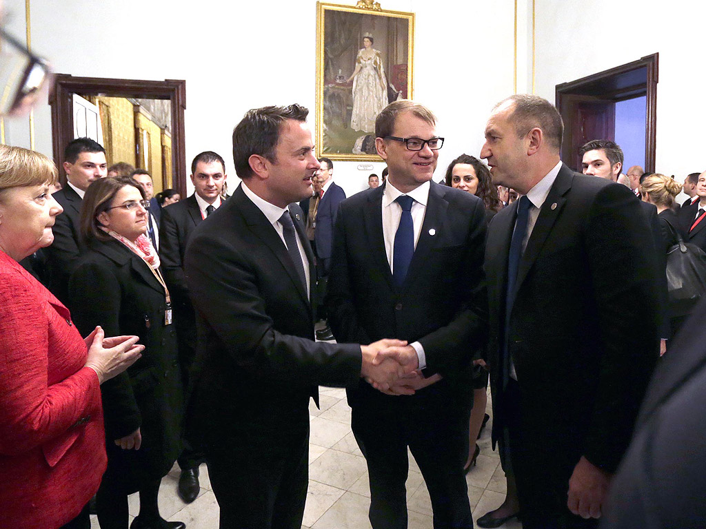 Президентът Румен Радев на неофициалната сеща на ЕС в малтийската столица Ла Валета