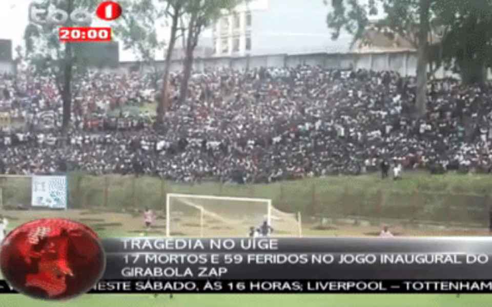 Трагедия в Ангола! 17 души загинаха по време на футболен мач!