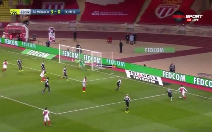 Монако - Метц 5:0 (репортаж)