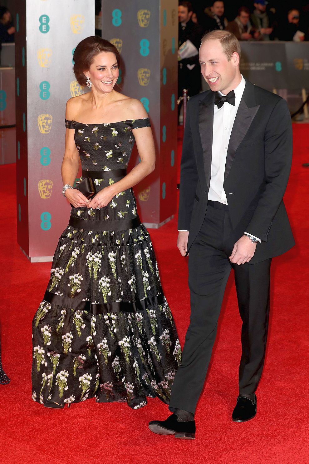 Принц Уилям и херцогиня Катрин червения килим на наградите БАФТА