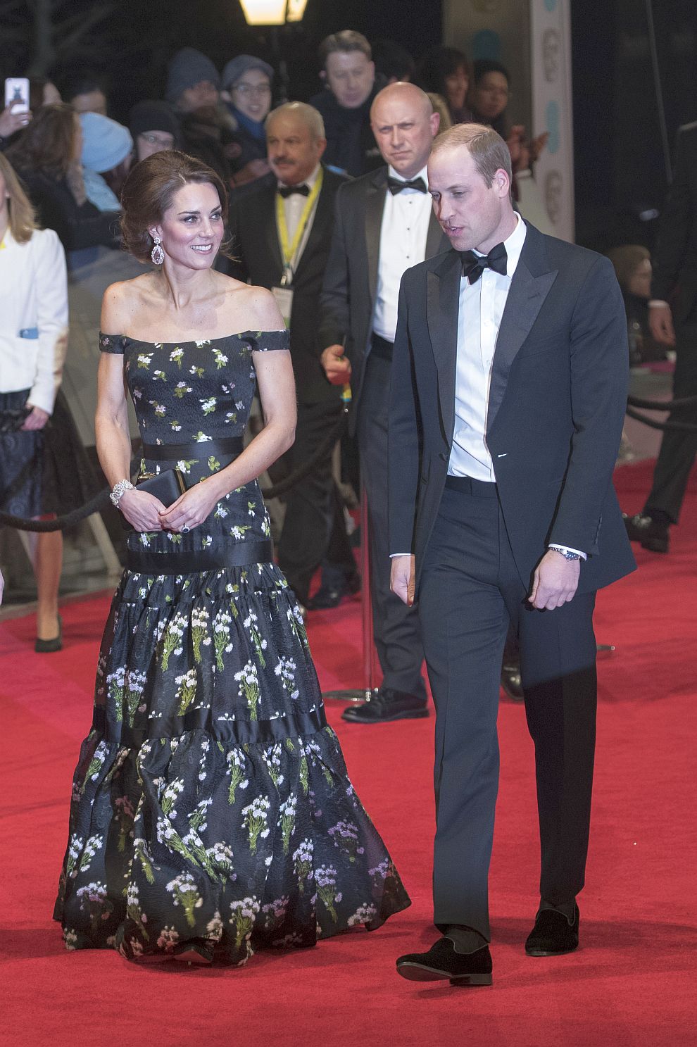 Принц Уилям и херцогиня Катрин червения килим на наградите БАФТА
