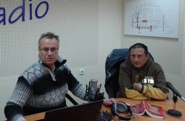 Ернест Херолд представи "Лъжата за Свети Валентин" н студиото на Дарик Югоизток