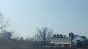 Камион се преобърна на магистрала Хемус