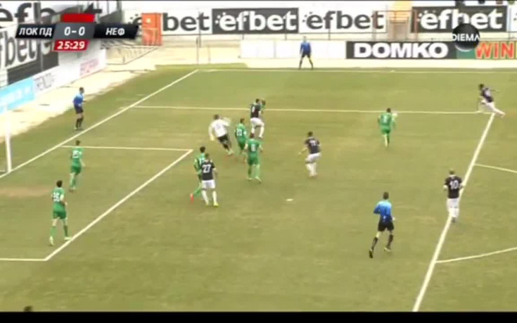 Локомотив Пд - Нефтохимик 0:0 /първо полувреме/