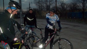 колоездачи