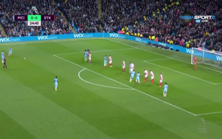 Манчестър Сити - Стоук Сити 0:0 /първо полувреме/