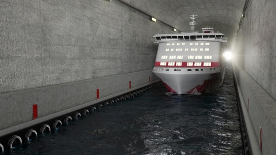 Норвегия го направи - строи първия тунел за кораби