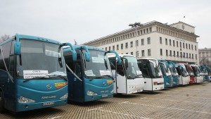 протест автобуси