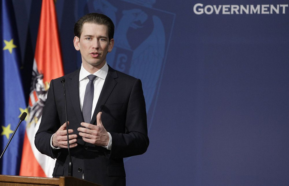 Австрийският министър на външните работи и интеграцията Себастиан Курц