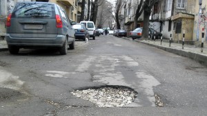 улична дупка Варна