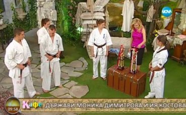Български шампионки по карате гостуват в 