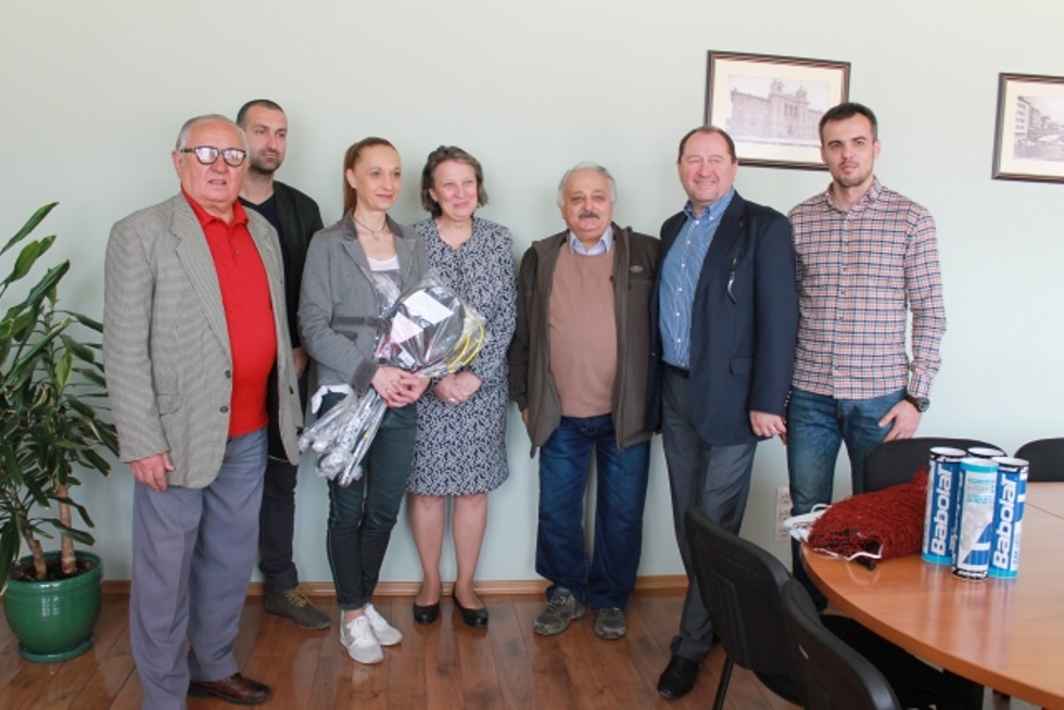 Зам.-кметът Нела Рачевиц се срещна с председателя на Българската федерация Бадминтон – проф. д-р Пюзант Касабян