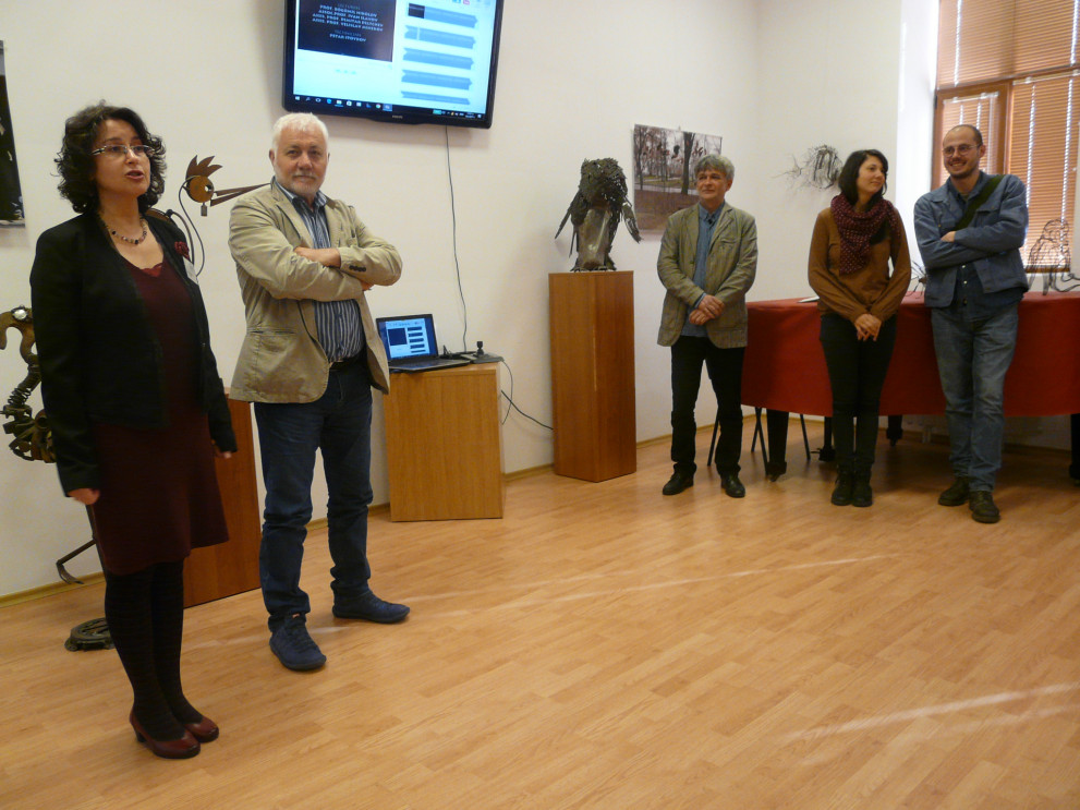 Откриване на изложбата в Зеления образователен център - Шабла