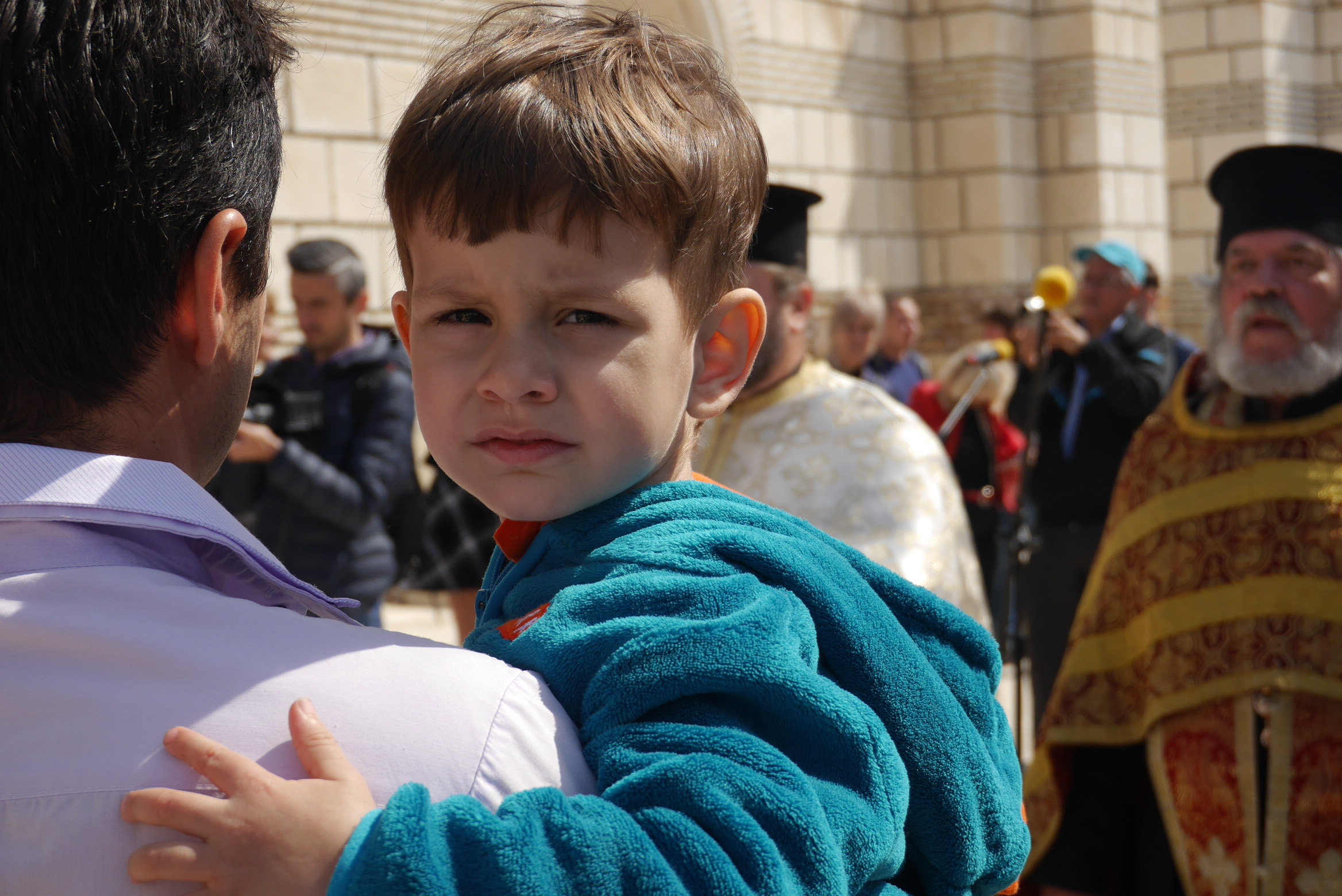 8 деца приеха християнството по време на масово кръщение в Плиска