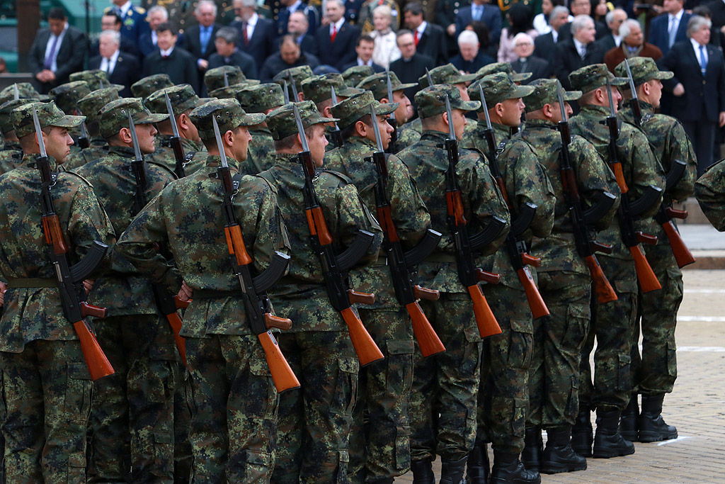 Военния парад в столицата по повод 6 май – Ден на храбростта и празник на българската армия.