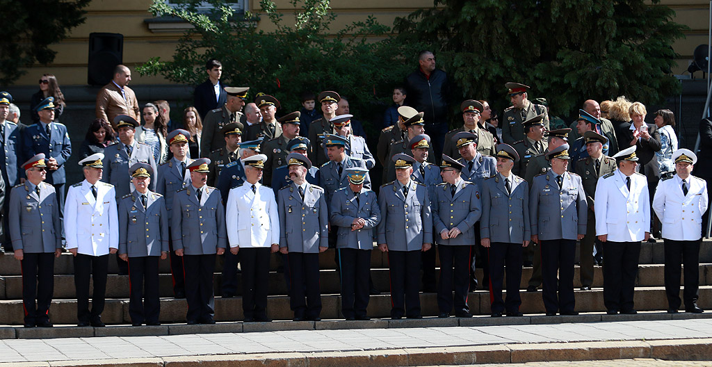 Военния парад в столицата по повод 6 май – Ден на храбростта и празник на българската армия.