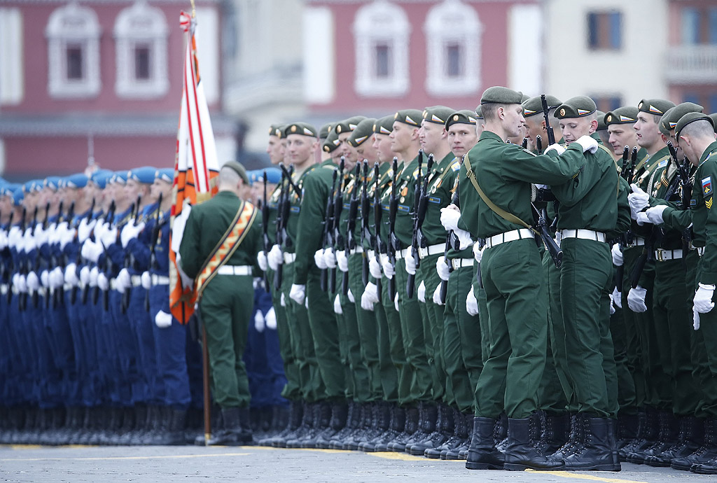 Военният парад на Червения площад по случай Деня на победата в Русия