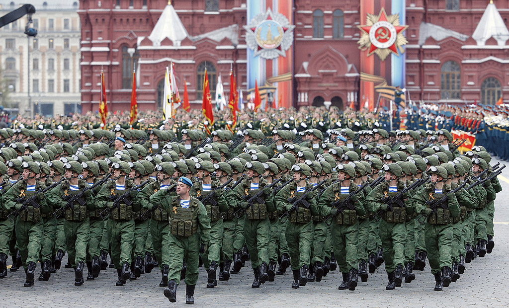 Военният парад на Червения площад по случай Деня на победата в Русия
