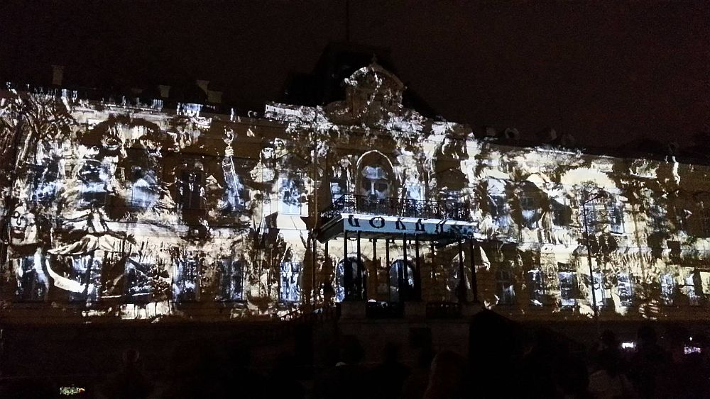 Светлинното 3D мапинг шоу „Европа – твоят дом“