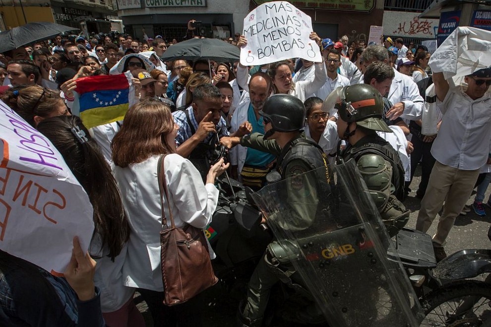 Венецуела протест