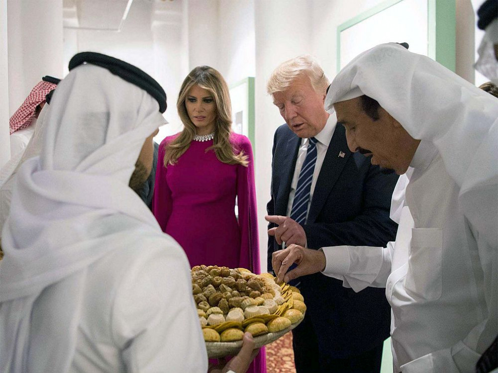 Доналд Тръмп и Мелания Тръмп в саудитската столица Рияд