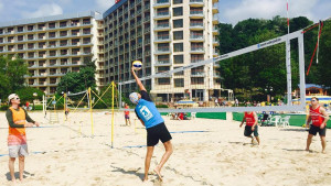 Албена бадминтон плажен волейбол